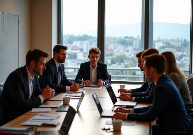 Alpine Table Büro Zürich Team Meeting