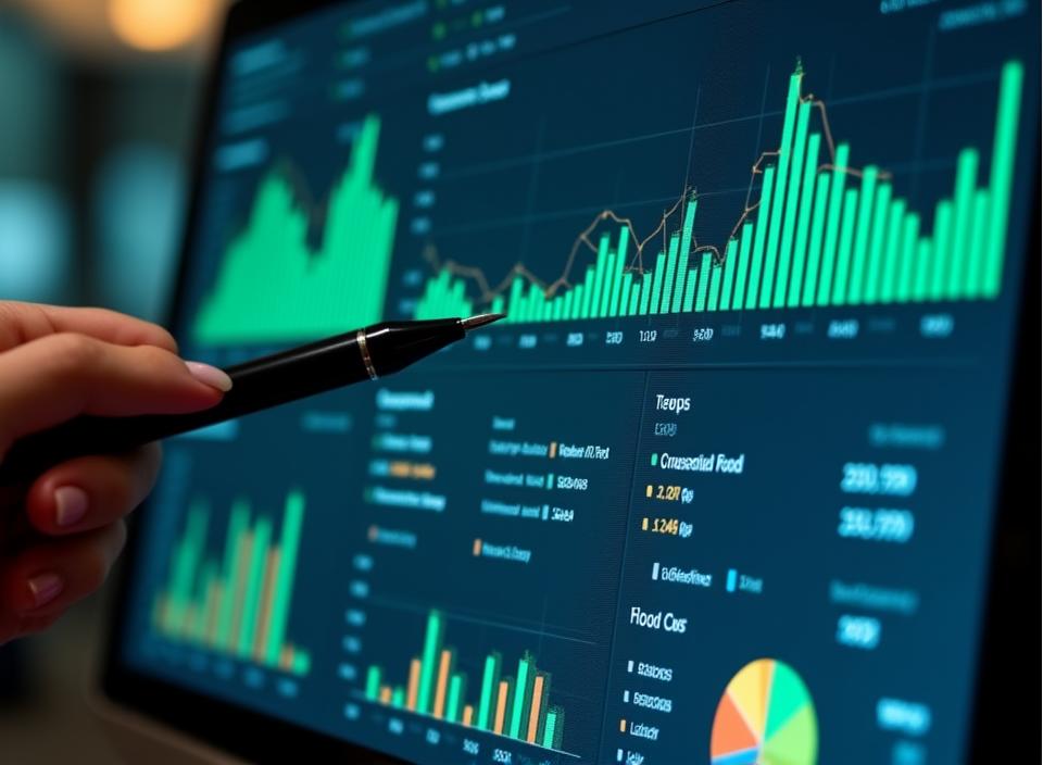 Restaurant Finanzanalyse Dashboard und Kostenkontrolle